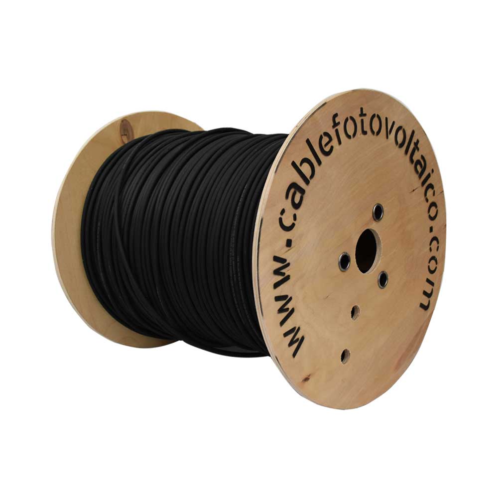Photovoltaic Cable 2000V H1Z2Z2-K 6mm2 Black