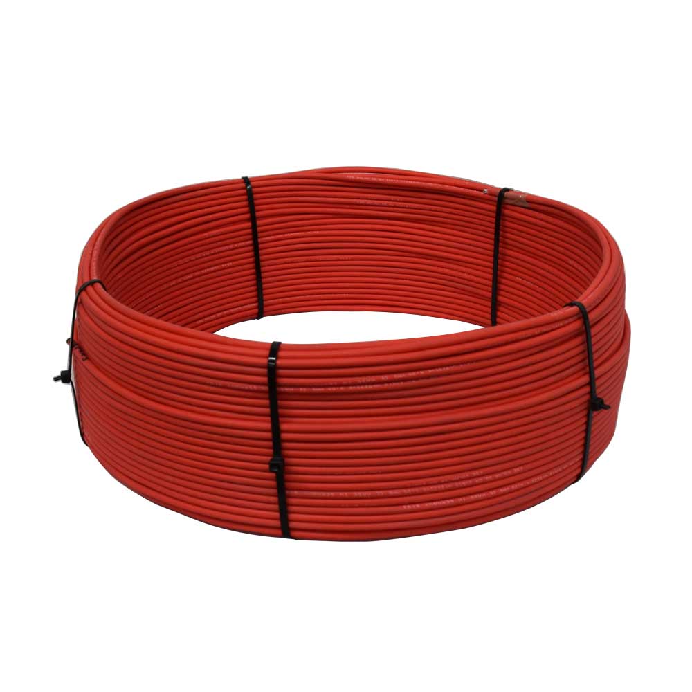 Cable Fotovoltaico 2000V H1Z2Z2-K 6mm2 Rojo